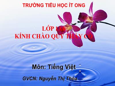 Bài giảng Học vần Lớp 1 - Bài 17: g - gi - Nguyễn Thị Thỏa