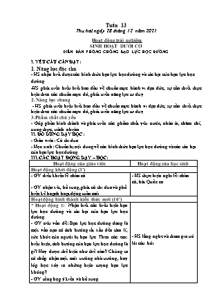 Kế hoạch bài dạy Lớp 1 - Tuần 13 (Thứ 2+3+4) - Năm học 2022-2023 - Nguyễn Thị Hải Trường