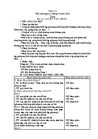 Kế hoạch bài dạy Lớp 1 - Tuần 16 (Thứ 5+6) - Năm học 2022-2023 - Hoàng Thị Hồ Lam