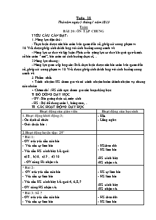 Kế hoạch bài dạy Lớp 1 - Tuần 18 (Thứ 5+6) - Năm học 2023-2024 - Hoàng Thị Hồ Lam