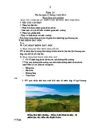 Kế hoạch bài dạy Lớp 1 - Tuần 27 - Năm học 2021-2022 - Nguyễn Thị Hải Trường