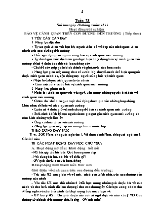 Kế hoạch bài dạy Lớp 1 - Tuần 28 - Năm học 2021-2022 - Nguyễn Thị Hải Trường