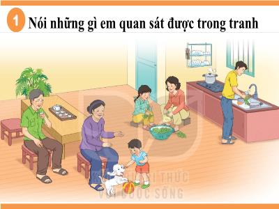 Bài giảng Tiếng Việt 1 (Kết nối tri thức) - Bài 5: Bữa cơm gia đình