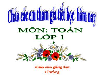 Bài giảng Toán 1 (Kết nối tri thức) - Bài 39: Ôn tập các số và phép tính trong phạm vi 100