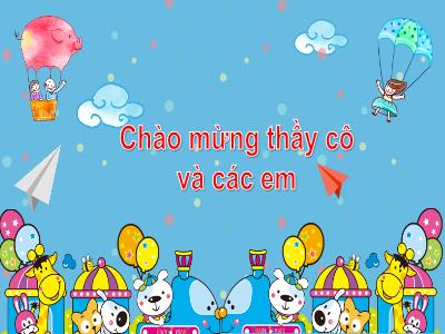 Bài giảng môn Tiếng Việt Lớp 1 - Bài 3: Hoa yêu thương (Tiết 3+4)