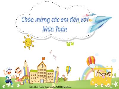Bài giảng môn Toán Lớp 1 - Chủ đề 3. Bài 11: Phép trừ trong phạm vi 10 (Tiết 2)