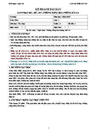 Kế hoạch bài dạy Âm nhạc 1 - Tuần 11 - Ban nhạc. Đô-Rê-Mi. Những bông hoa những bài ca - Năm học 2026-2027 (Tích hợp Năng lực số và AI)